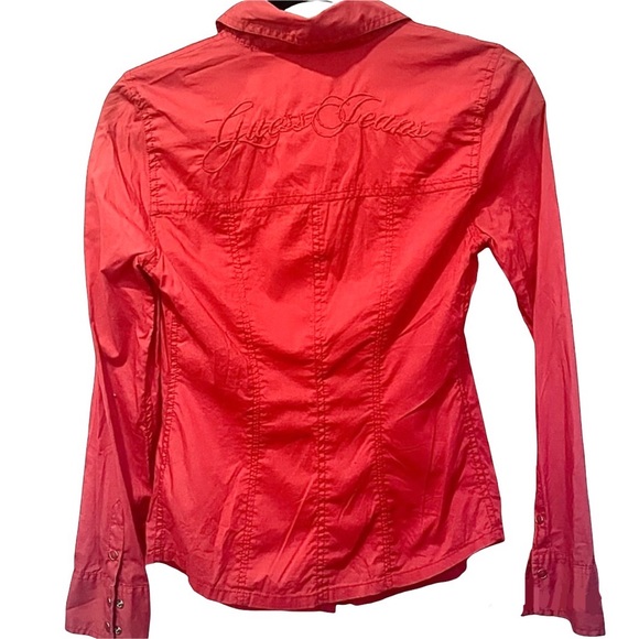 2 for $20⭐️Guess deep coral dress shirt. Small - Picture 2 of 4
